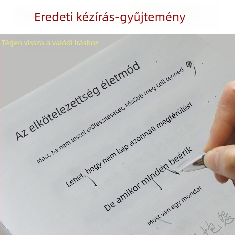 Siyuan 1-Írásgyakorlat felnőtteknek: gyakorlás kézírással normál, fél-kurzív és kurzív írásstílusokkal, kemény tollal