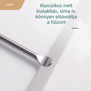 Rozsdamentes acél fülkanál felnőtteknek – vintage fül tisztító eszköz