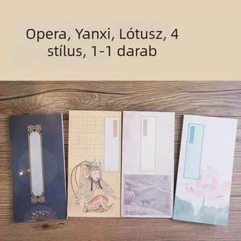 Ősi stílusú kalligráfia gyakorlófüzet tanulók számára