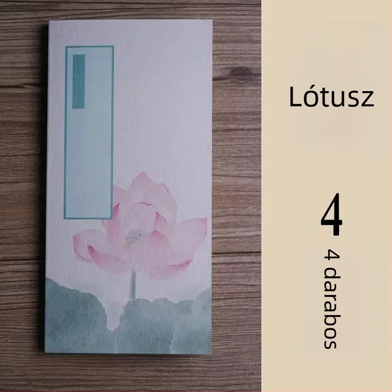 Ősi stílusú kalligráfia gyakorlófüzet tanulók számára