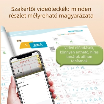 Kínai nyelv reguláris íráskészség gyakorlófüzet alap- és középiskolásoknak