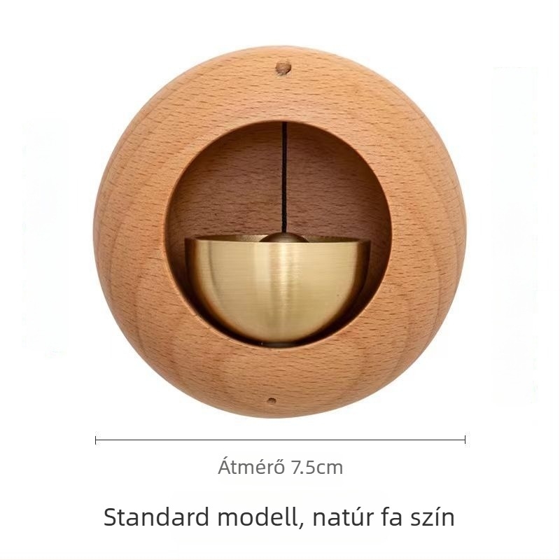 Szellem-csengő függő, öntöttvasból készült, erkély- és kertdísz, japán stílusú kulcstartó