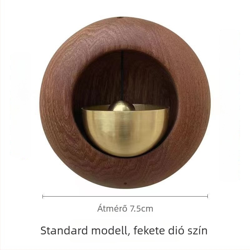 Szellem-csengő függő, öntöttvasból készült, erkély- és kertdísz, japán stílusú kulcstartó