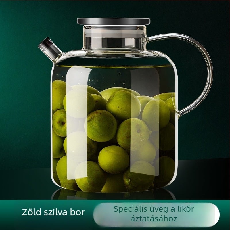 Zárható üvegpalack házi bor készítéséhez: rizsbor, gyümölcsbor és szilvabor.