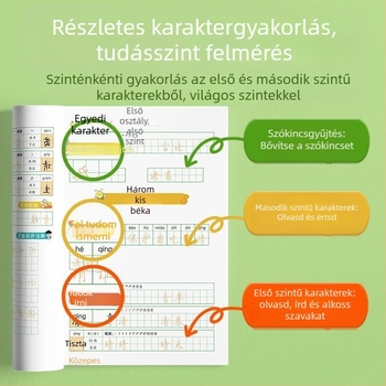 2026 Általános iskola Kínai nyelv szinkronírás gyakorlófüzet, 1–6. osztály, második félév