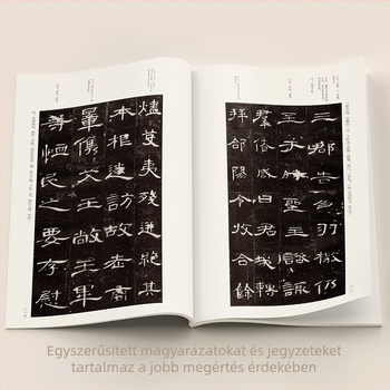 Klasszikus gyűjtemény: Cao Quan klérikus írásstílusú kaligrafiai másolat, eredeti példány kezdőknek, formátum 8, nagy felbontású átrajzolás