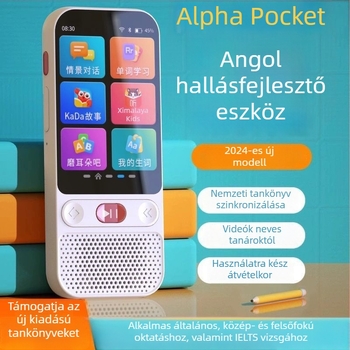 Angol hallásgyakorló ismétlő készülék diákoknak — hordozható zsebes audiólejátszó