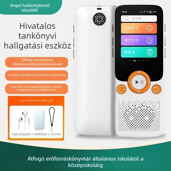 Kis méretű angol nyelvű hallásgyakorló készülék diákoknak