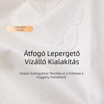 Poliészter zuhanyfüggöny készlet, vízálló, fúrás nélkül használható válaszfalfüggöny fürdőszobához és WC-hez, penészálló