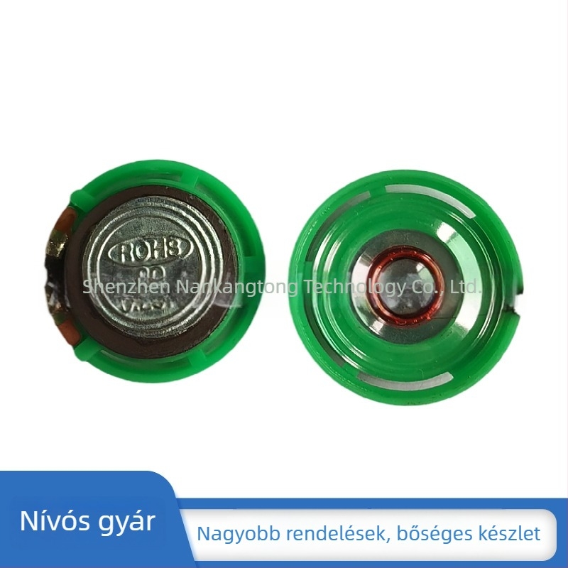 21 mm külső mágneses hangszóró játék Interkomhoz, 8 Ω, 0,25 W, műanyag