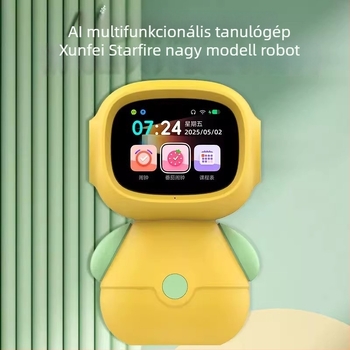 Új gyerekeknek szóló korai oktatási eszköz érintőképernyővel a tanuláshoz, Wi‑Fi okos ébresztő és AI nagy modellű beszélgető robot