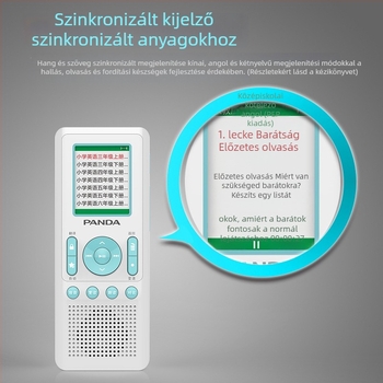 Panda angol nyelvtanuló készülék MP3-lejátszóval és felvevővel, modell F391