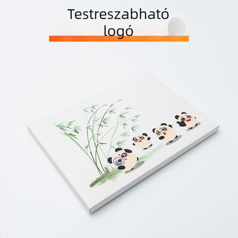 Személyre szabható csomagolódoboz blind box dizájnnal, üres tabletához készült doboz, két részes doboz színes nyomtatással, digitális csomagolás