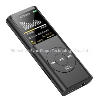 Bluetoothos MP4 lejátszó MP3 funkcióval, 1,44 hüvelykes színes kijelző, hordozható külső hangszóró és TF-kártya foglalat