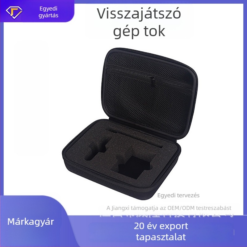 Hordozható EVA tároló hallási ismétlő készülékekhez diákok számára – vízálló, többször használható, logóval