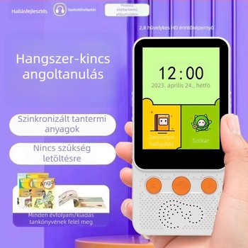 Zsebméretű angol ismétlő eszköz – szókincs hallgatása és gyakorlása általános iskolától középiskoláig