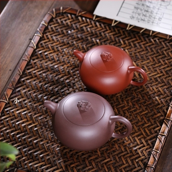 Yixing kézzel készített lila homok teáskanna – mesteri Kung Fu teáskészlet (Dahongpao stílus)