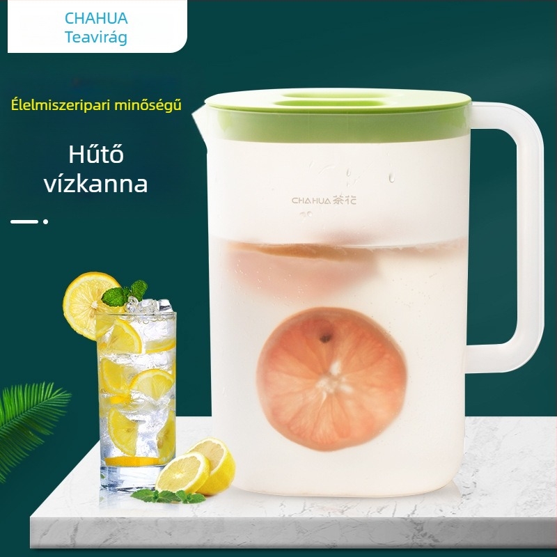 Camellia Hidegvíz-kanna – átlátszó műanyag, hőálló, nagy kapacitás hideg teához és gyümölcsléhez