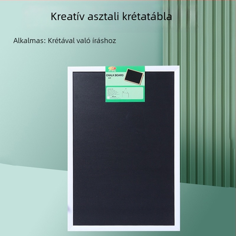 Nem mágneses MDF/keményfa író tábla irodába, oktatásra és értekezletekre; üzenőtábla és gyermekrajzok számára