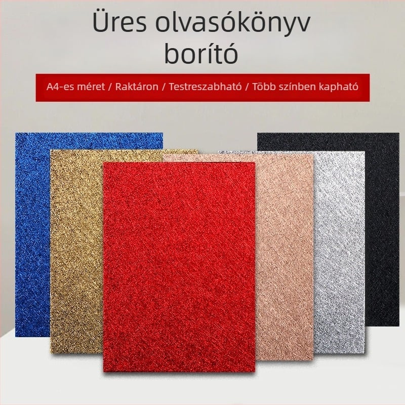A3/A4 olvasókönyv borító beszédhez tartóval és üres költészeti mappával – többoldalas mappa
