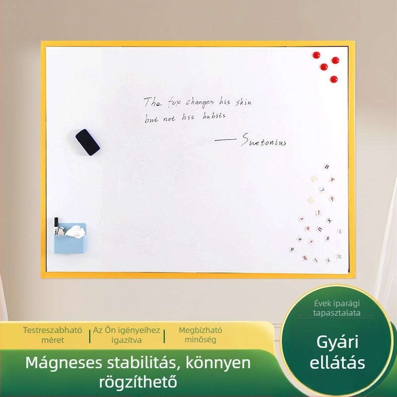 Rugalmas fehér tábla falra mágneses rögzítéssel, írásra törölhető otthoni rajztábla, nagy méret