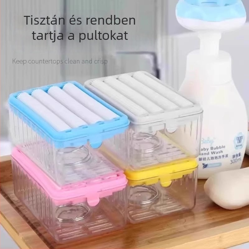 Többfunkciós mosószappan-adagoló érintésmentes habképzéssel és görgős automata habosító rendszerrel