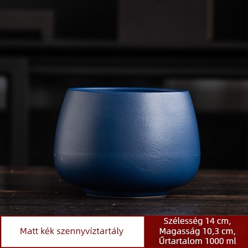 Vintage Gongfu teás kiegészítők: tea üledék tartóedény, mosó pohár, csészetároló, nagy víztartó edény, szennyvíz vödör