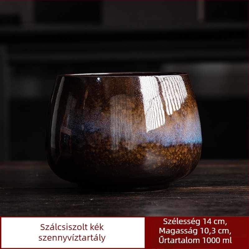 Vintage Gongfu teás kiegészítők: tea üledék tartóedény, mosó pohár, csészetároló, nagy víztartó edény, szennyvíz vödör