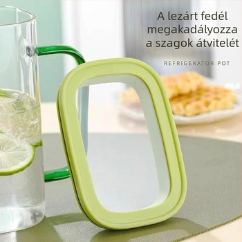 Magas hőállóságú boroszilikát üvegből készült vízforraló készlet – nagy kapacitású teáskanna és teáscsésze teához és hideg vízhez