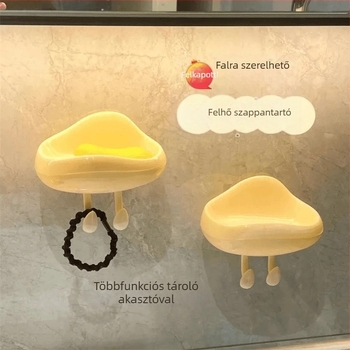 Cuki felhő alakú szappan-doboz otthonra, fürdőszobába és kollégiumba — többfunkciós tároló (1Z modell)