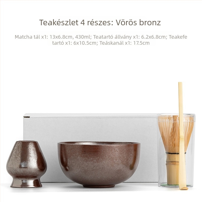 Új japán stílusú, kézzel készített retro matcha tál, kerámia teaceremóniához, Song-dinasztia ihlette