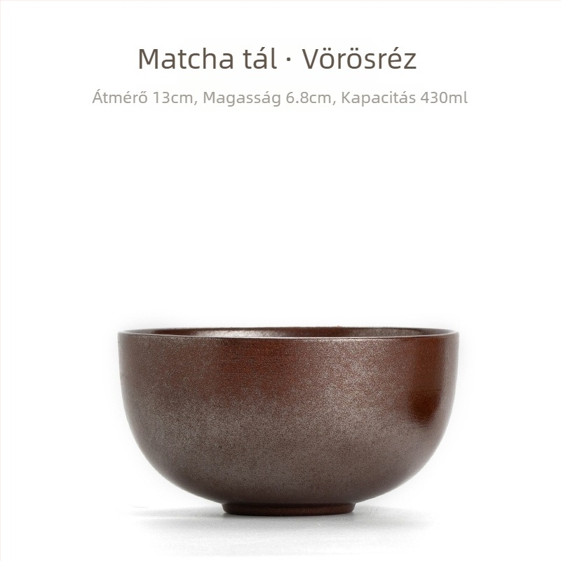 Új japán stílusú, kézzel készített retro matcha tál, kerámia teaceremóniához, Song-dinasztia ihlette