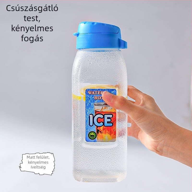 900 ml-es műanyag italos palack háztartási használatra, hideg vízhez, gyümölcslé pohár, 1,2 L