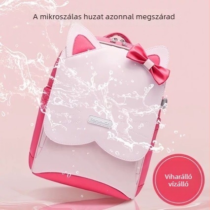 Szivárványos iskolai hátizsák kislányoknak, ultra könnyű, gerinckímélő, két vállpánt, nagy kapacitás.