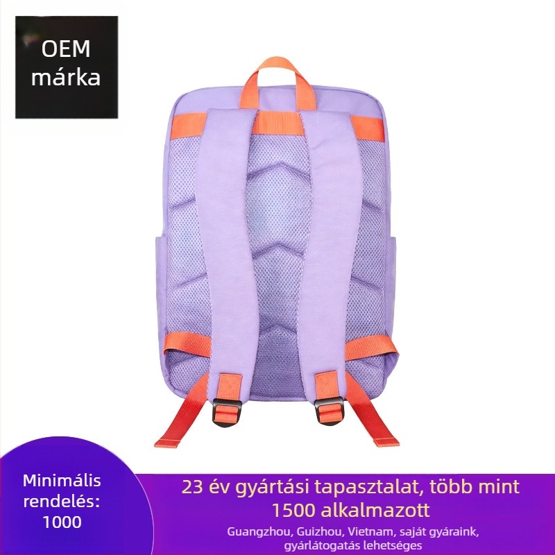 Egyedi iskolatáska újrahasznosított anyagokból, általános iskolások számára, gerinckímélő és terheléscsökkentő, lányoknak divatos.