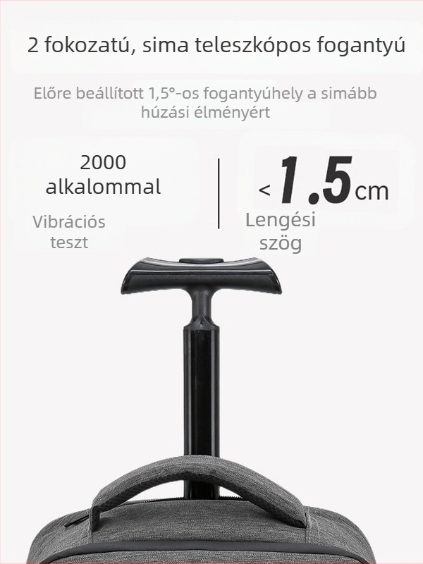 Férfiaknak gurulós hátizsák laptophoz, testre szabott logóval, vállalati ajándék, nagy kapacitású utazótáska