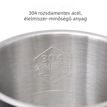 Longli 0,8 literes elektromos vízforraló 304-es rozsdamentes acélból, logó nyomtatási lehetőséggel, védelem száraz égés ellen, gyors felmelegítés