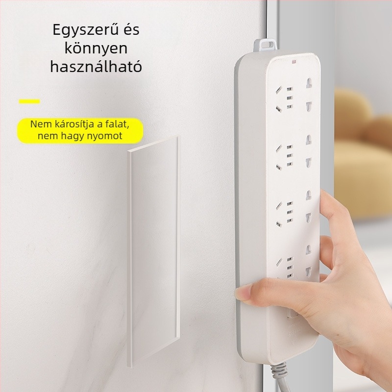 Nano kétoldalas ragasztószalag, akrilból, magas viszkozitású, átlátszó, mosható, vízálló, nyom nélkül