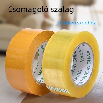 Csomagoló szalag, 4,8 cm × 150 m, átlátszó bézs