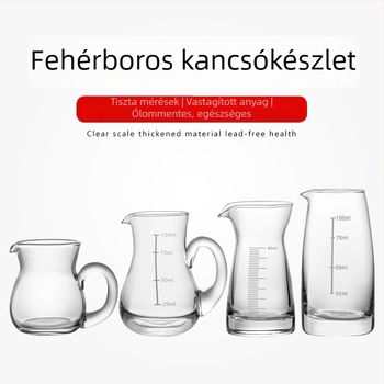 100 ml graduált üveg italadagoló készlet, otthoni és professzionális használatra
