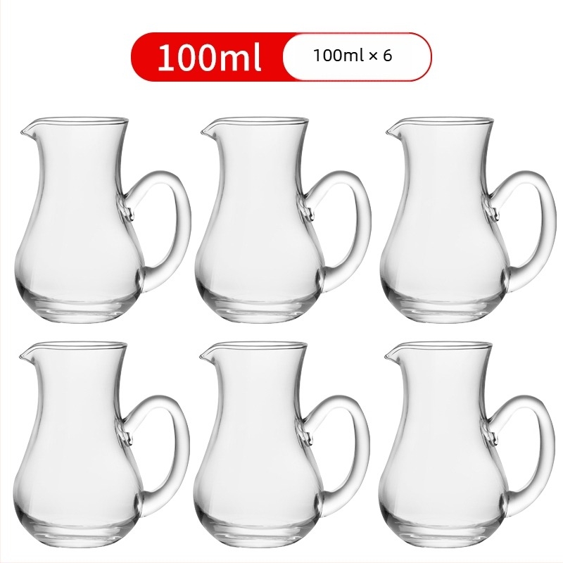 100 ml graduált üveg italadagoló készlet, otthoni és professzionális használatra
