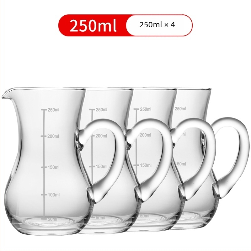100 ml graduált üveg italadagoló készlet, otthoni és professzionális használatra