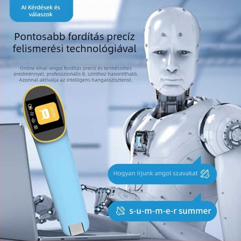 Könyvekhez szkennáló fordító toll elektronikus szótárral és szinkronos tanulással