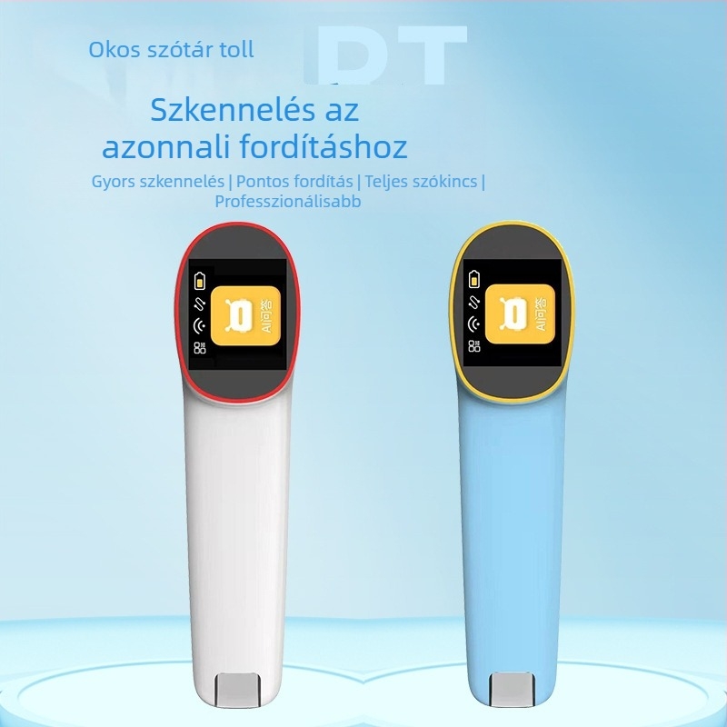 Könyvekhez szkennáló fordító toll elektronikus szótárral és szinkronos tanulással