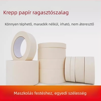 Texturált papírból készült maszkoló szalag falakhoz, nyom nélkül, művészeti projektekhez és autó részletezéshez, könnyen eltávolítható