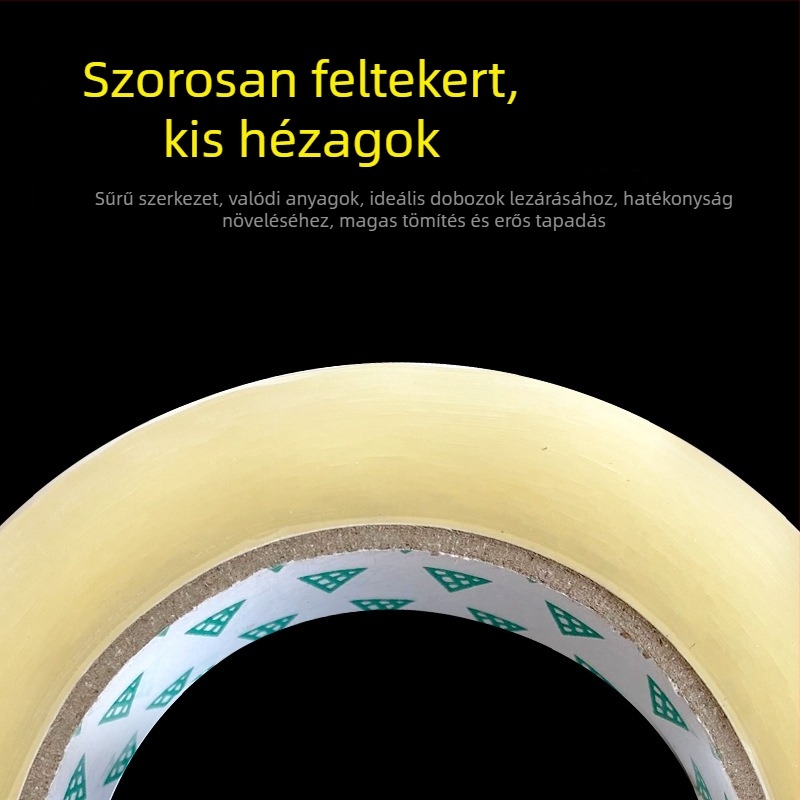 Átlátszó, nagy tapadású szoros irodai ragasztószalag, szélesség 1.0/1.2/1.5/1.8/2.0/2.4 cm.