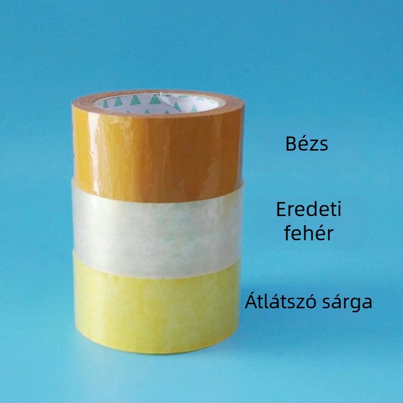 Átlátszó csomagoló ragasztószalag arany ág minta, 4,5 cm szélesség, 130 m hossz, testre szabható