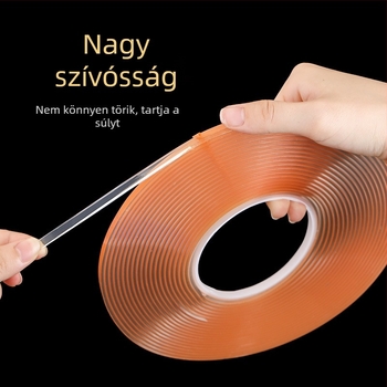 3j Akril kétoldalas ragasztószalag kártya-nyílásokhoz, magas hőmérséklet-állóság, átlátszó, Plexiglass és PS számára