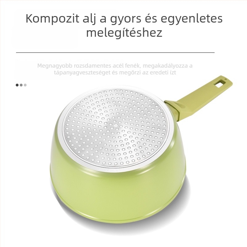 Otthonra szóló alumínium tapadásmentes serpenyőkészlet: aranyos anyáknak, gyerekek tejfőző edény és tésztafőző edény
