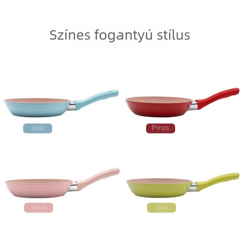 Maifan kőből készült tapadásmentes mini serpenyő gyerekeknek, tojásos serpenyő és tejfőző edény